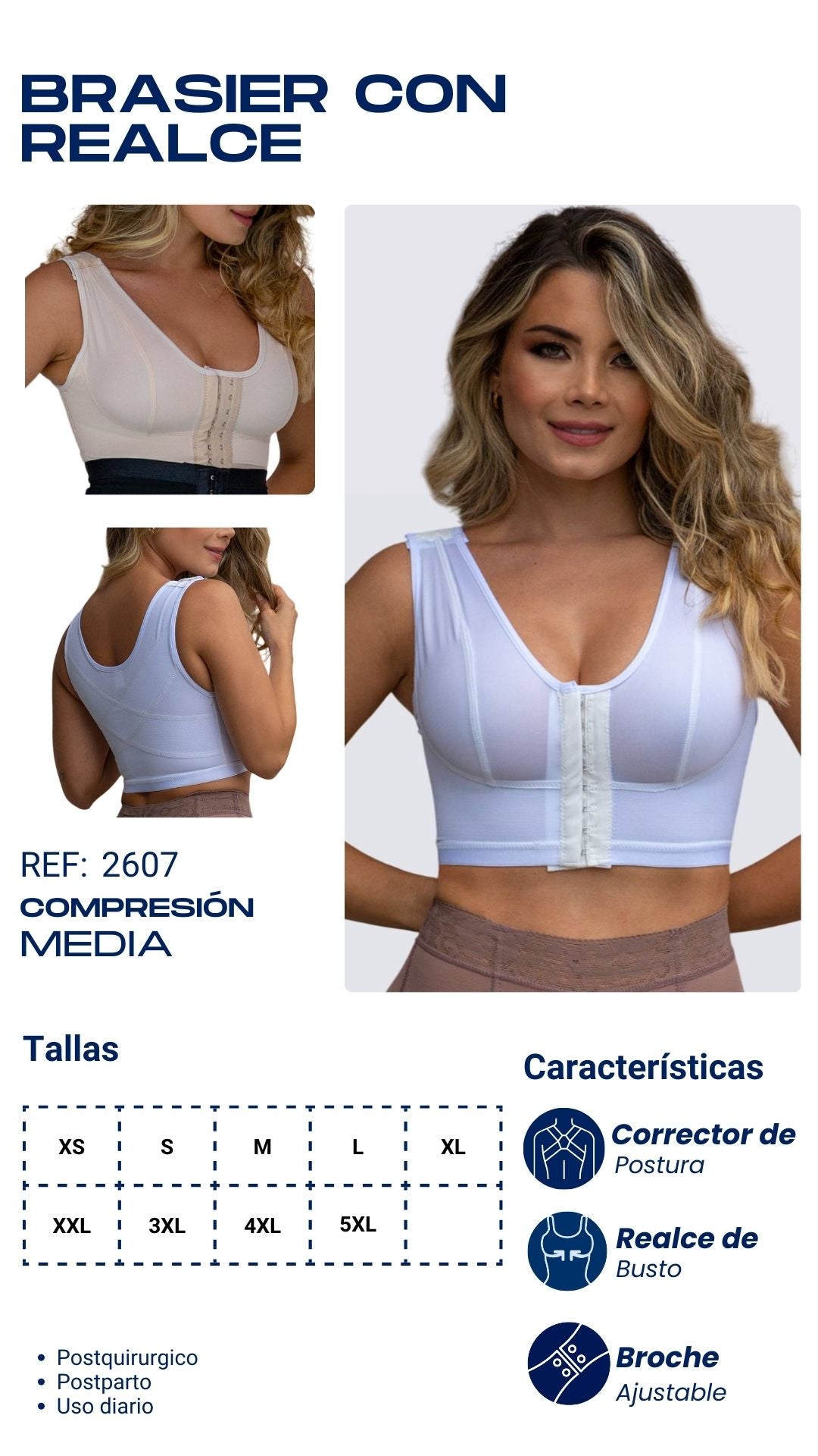 BRASIER CON REALCE/2607